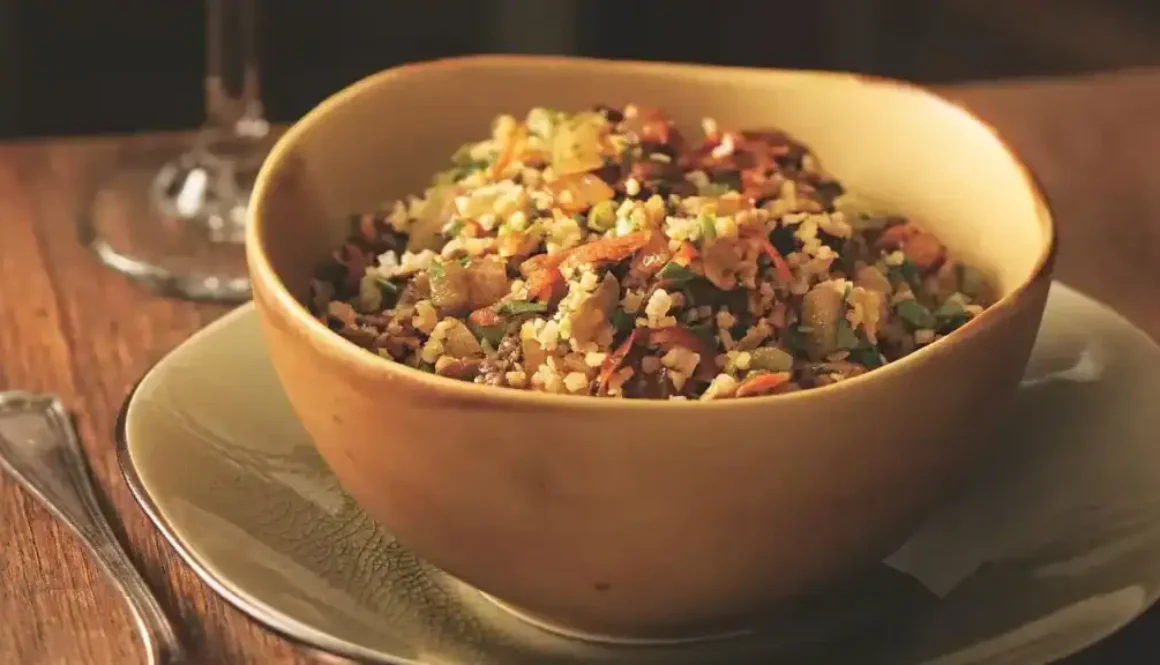 Eggplant Bulgur Pilaf
