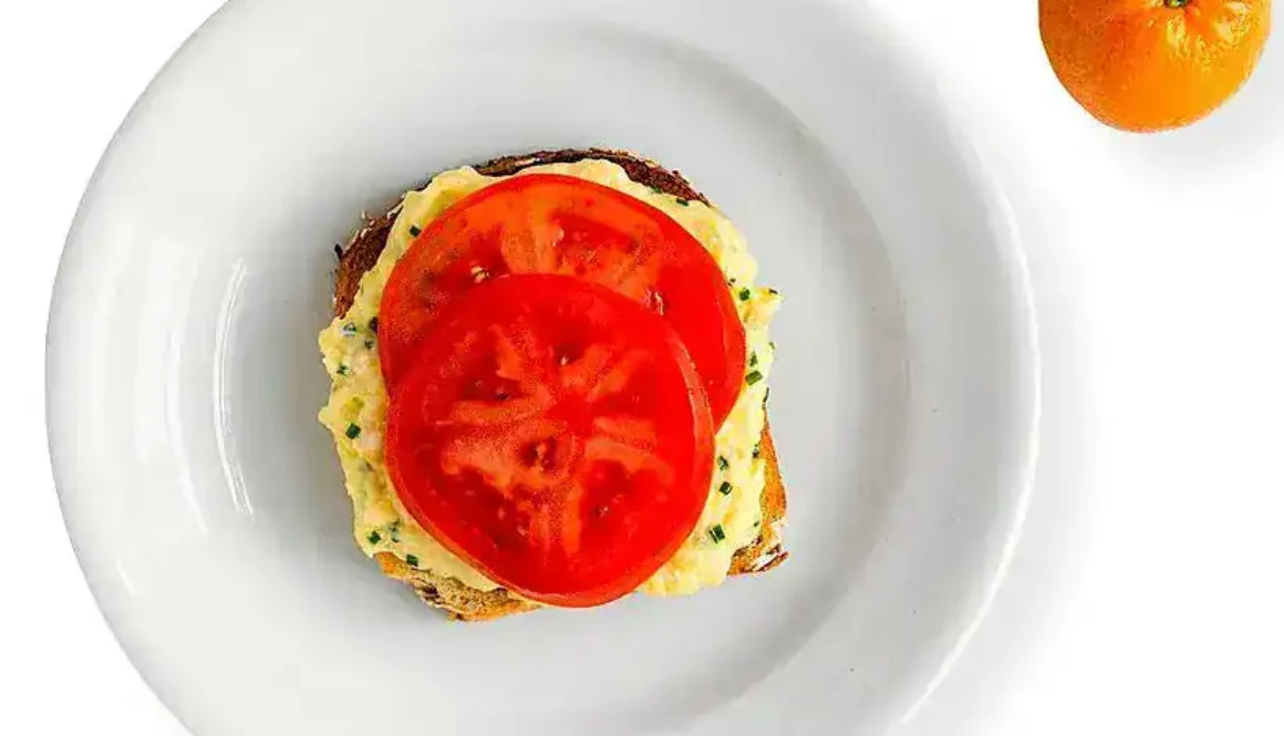 Open Face Egg Sandwich