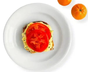 open face egg sandwich