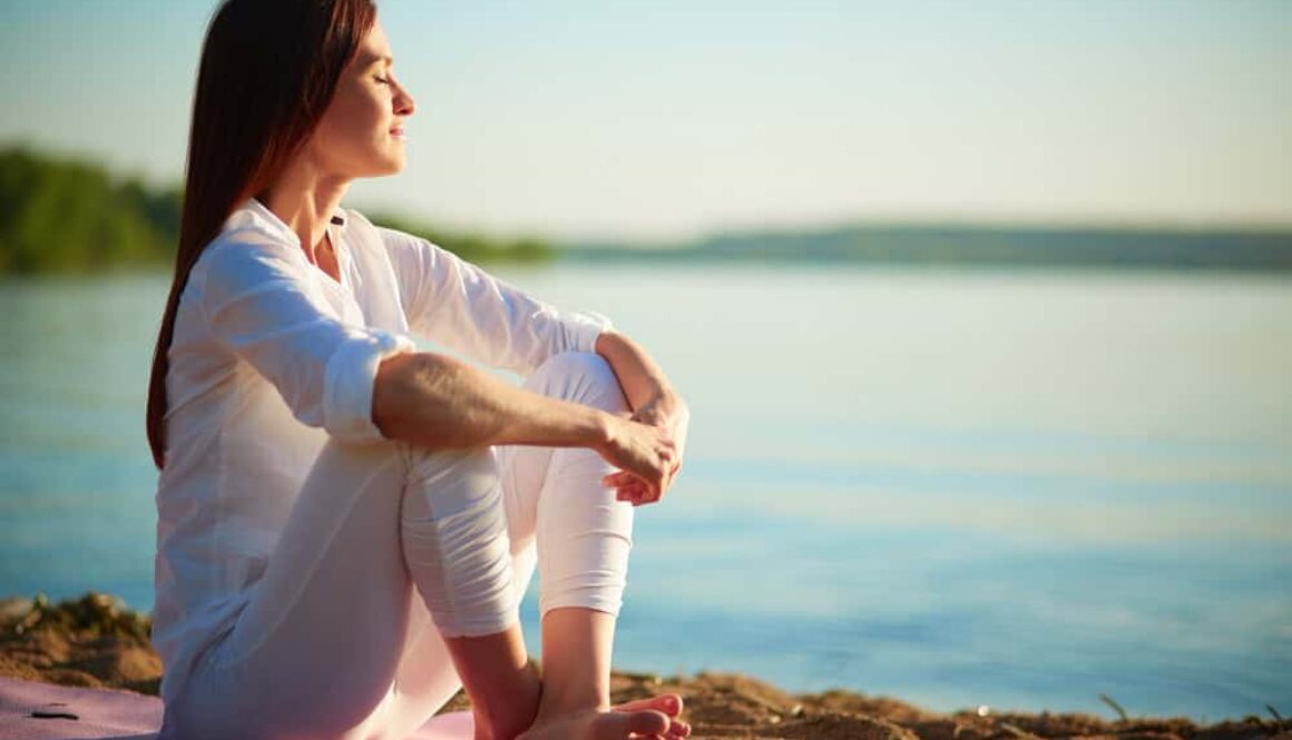 relaxed-woman-enjoying-sea