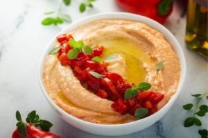 Whipped Feta & Roasted Red Pepper Dip