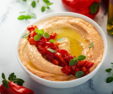 Whipped Feta & Roasted Red Pepper Dip