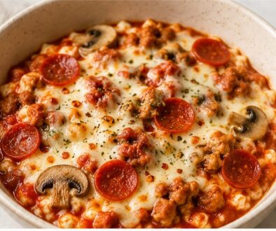 Cottage Cheese Pizza Bowl