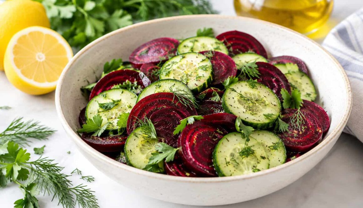Anti-Inflammatory Cucumber Beet Salad