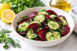 Anti-Inflammatory Cucumber Beet Salad